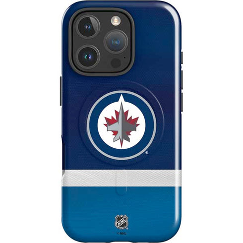 NHL Winnipeg Jets Alternate Jersey iPhone 16 Pro Max Magsafe Impact Case