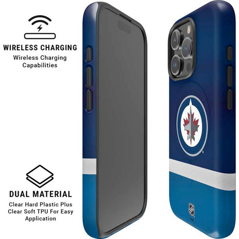 NHL Winnipeg Jets Alternate Jersey iPhone 16 Pro Max Magsafe Impact Case