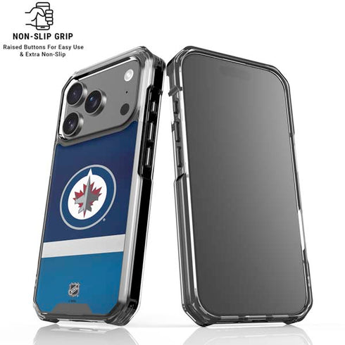 NHL Winnipeg Jets Alternate Jersey iPhone 18 Pro Clear Case