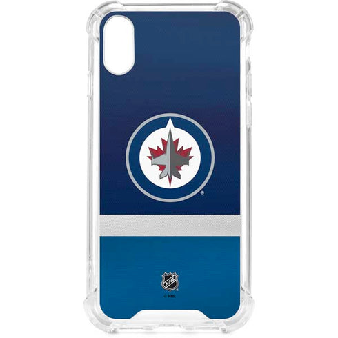 NHL Winnipeg Jets Alternate Jersey iPhone XS Clear Case