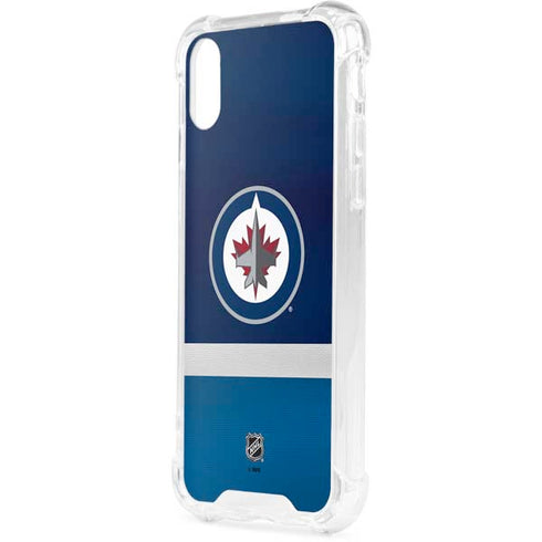 NHL Winnipeg Jets Alternate Jersey iPhone XS Clear Case