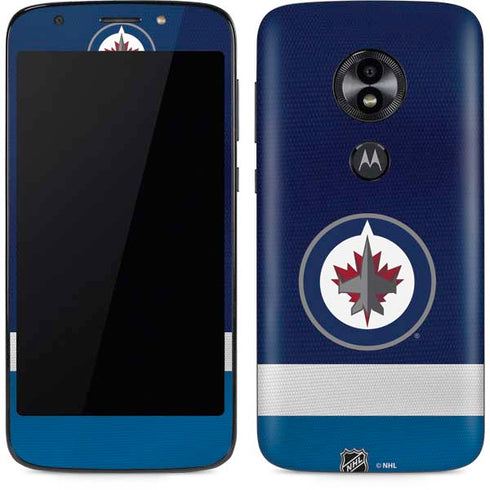 NHL Winnipeg Jets Alternate Jersey Moto E5 Play Skin