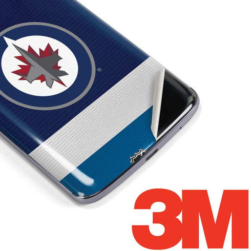 NHL Winnipeg Jets Alternate Jersey Moto E5 Plus Skin