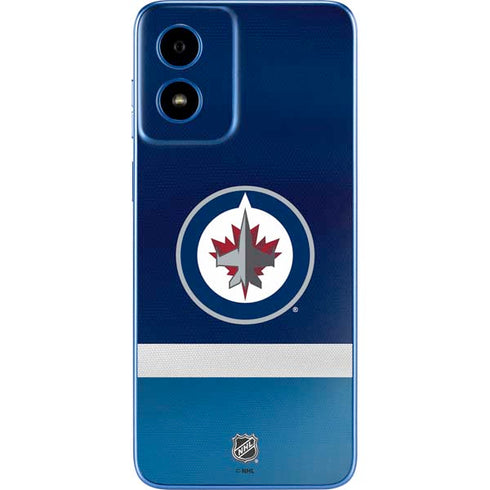 NHL Winnipeg Jets Alternate Jersey Moto G Play 4G (2024) Skin