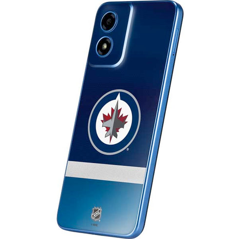 NHL Winnipeg Jets Alternate Jersey Moto G Play 4G (2024) Skin