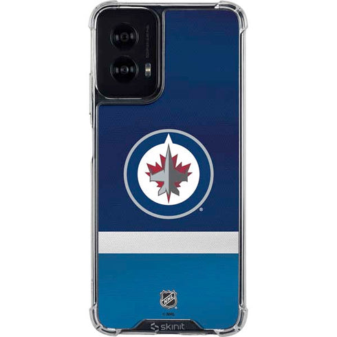 NHL Winnipeg Jets Alternate Jersey Moto G Power 5G (2024) Clear Case