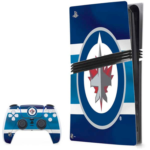 NHL Winnipeg Jets Alternate Jersey PS5 Pro Bundle Skin