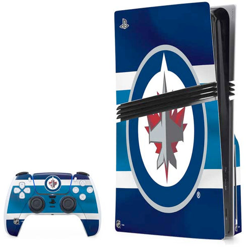 NHL Winnipeg Jets Alternate Jersey PS5 Pro Disk Bundle Skin