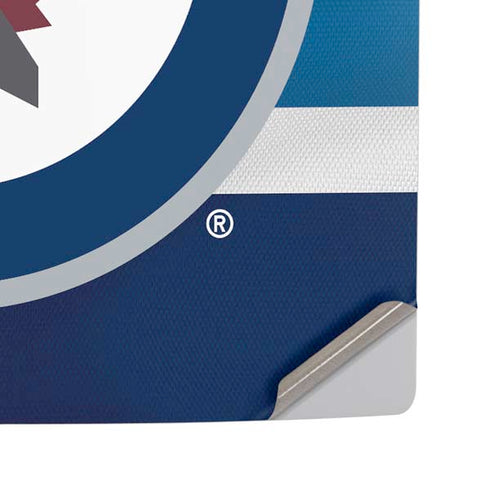 NHL Winnipeg Jets Alternate Jersey PS5 Pro Disk Console Skin