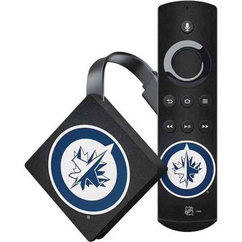 NHL Winnipeg Jets Black Background Amazon Fire TV Skin