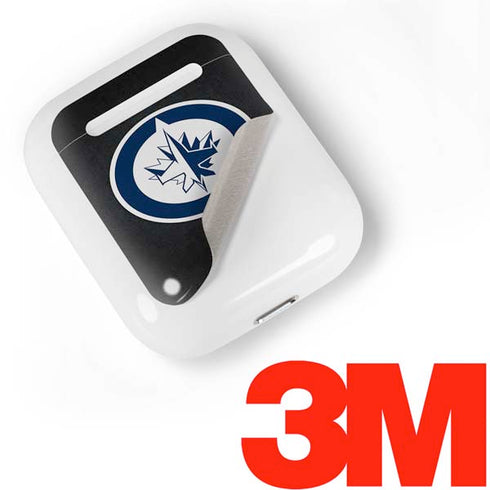 NHL Winnipeg Jets Black Background Apple AirPods Skin