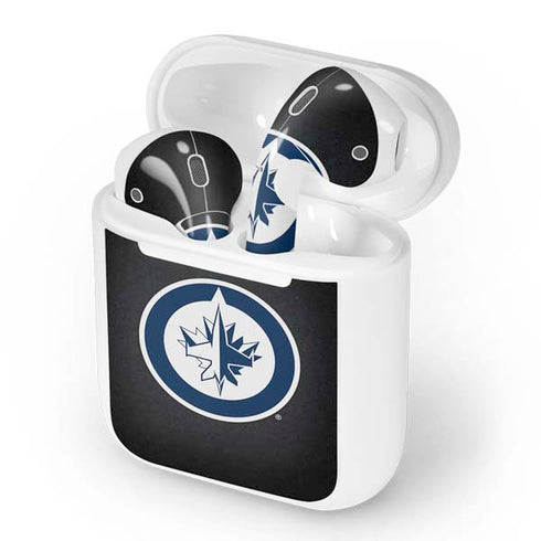 NHL Winnipeg Jets Black Background Apple AirPods Skin