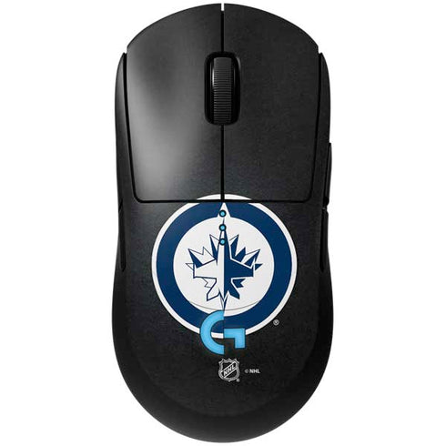NHL Winnipeg Jets Black Background G Pro Wireless Gaming Mouse Skin
