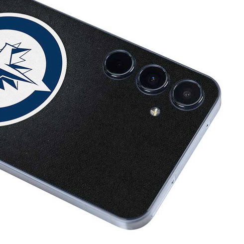 NHL Winnipeg Jets Black Background Galaxy A35 5G Skin