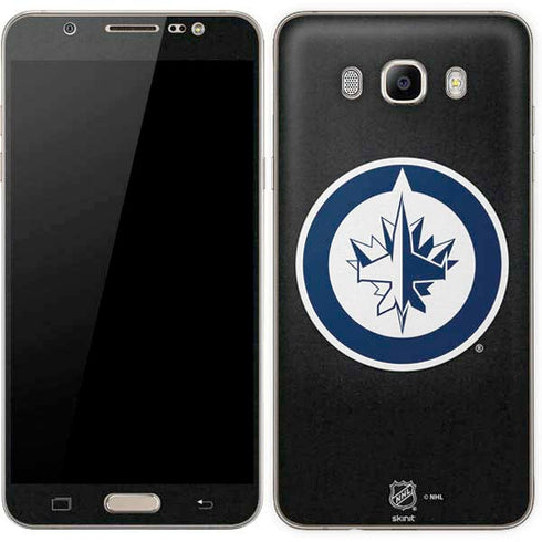 NHL Winnipeg Jets Black Background Galaxy J7 Skin