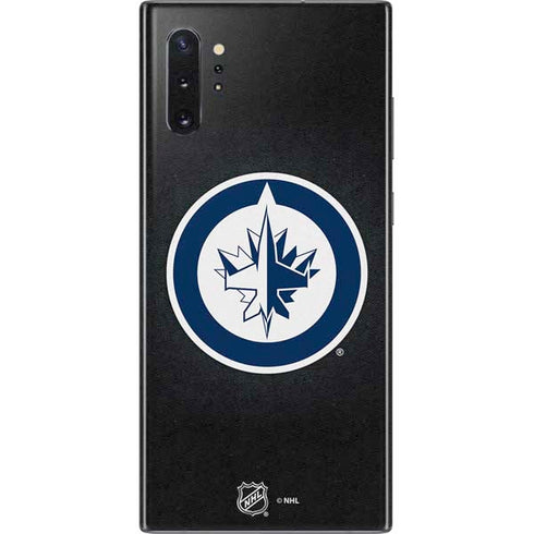 NHL Winnipeg Jets Black Background Galaxy Note 10 Plus Skin