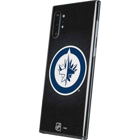 NHL Winnipeg Jets Black Background Galaxy Note 10 Plus Skin
