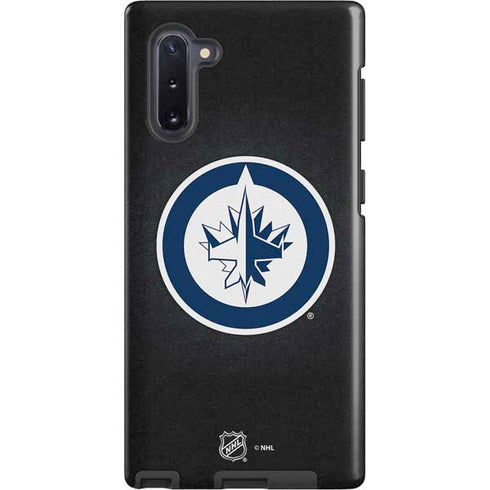 NHL Winnipeg Jets Black Background Galaxy Cases