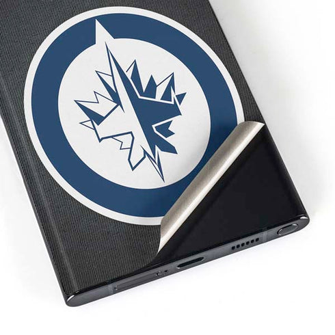 NHL Winnipeg Jets Black Background Galaxy Skins