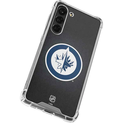 NHL Winnipeg Jets Black Background Galaxy S24 FE Clear Case