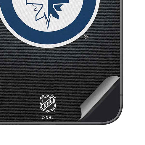 NHL Winnipeg Jets Black Background Galaxy S24 Plus Skin