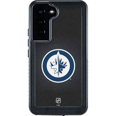 NHL Winnipeg Jets Black Background Galaxy S24 Plus Waterproof Case