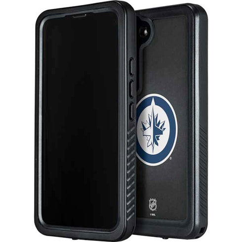 NHL Winnipeg Jets Black Background Galaxy S24 Plus Waterproof Case