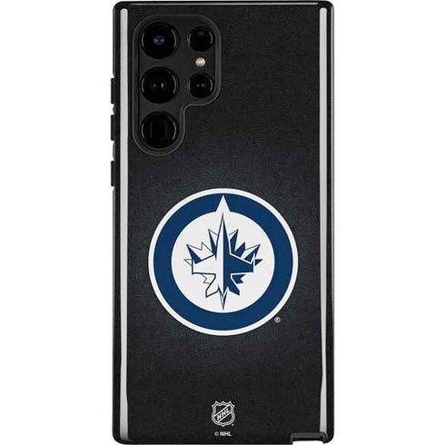 NHL Winnipeg Jets Black Background Galaxy S25 Ultra Impact Case