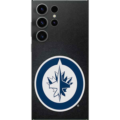 NHL Winnipeg Jets Black Background Galaxy S24 Ultra Skin