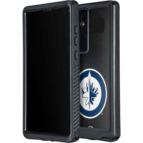 NHL Winnipeg Jets Black Background Galaxy S24 Ultra Waterproof Case