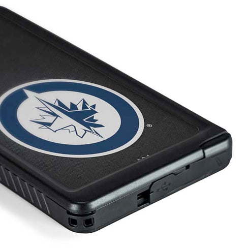 NHL Winnipeg Jets Black Background Galaxy S24 Ultra Waterproof Case