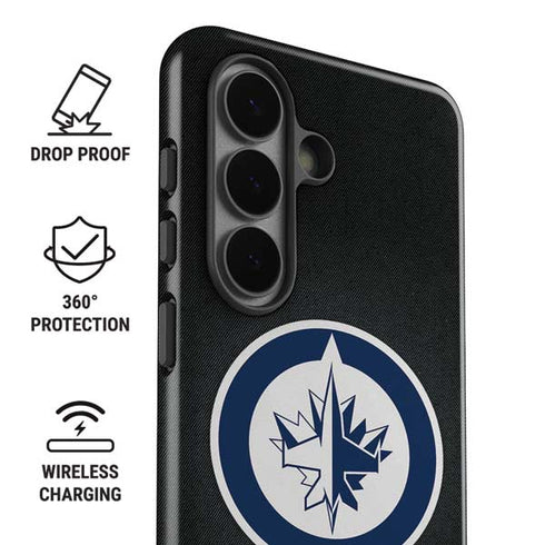 NHL Winnipeg Jets Black Background Galaxy S26 Impact Case