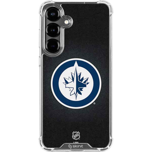 NHL Winnipeg Jets Black Background Galaxy S26 Plus Clear Case