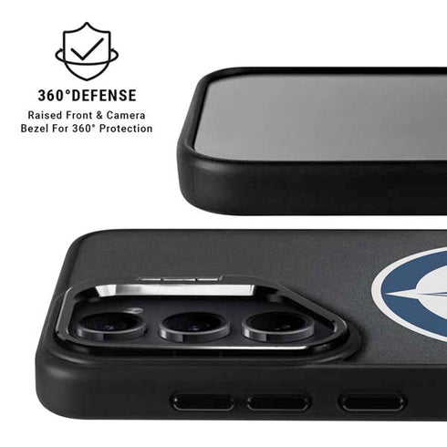 NHL Winnipeg Jets Black Background Galaxy S26 Plus Kickstand Case