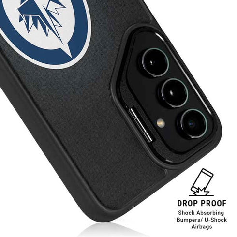 NHL Winnipeg Jets Black Background Galaxy S26 Plus Kickstand Case