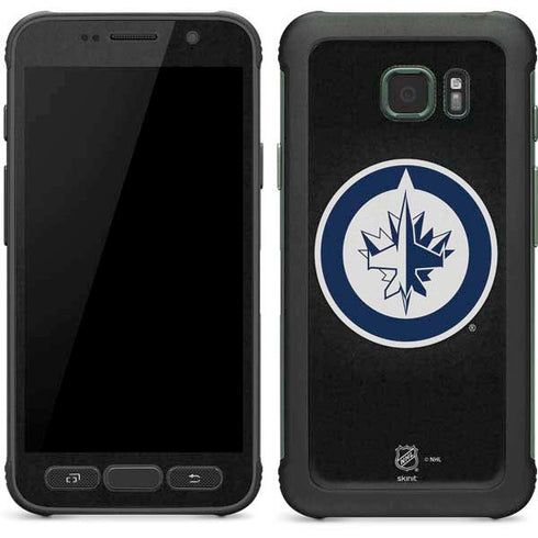 NHL Winnipeg Jets Black Background Galaxy S7 Active Skin
