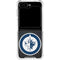 NHL Winnipeg Jets Black Background Galaxy Z Flip6 Clear Case