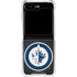 NHL Winnipeg Jets Black Background Galaxy Z Flip6 Clear Case