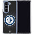 NHL Winnipeg Jets Black Background Galaxy Z Fold5 5G Clear Case