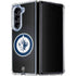 NHL Winnipeg Jets Black Background Galaxy Z Fold5 5G Clear Case