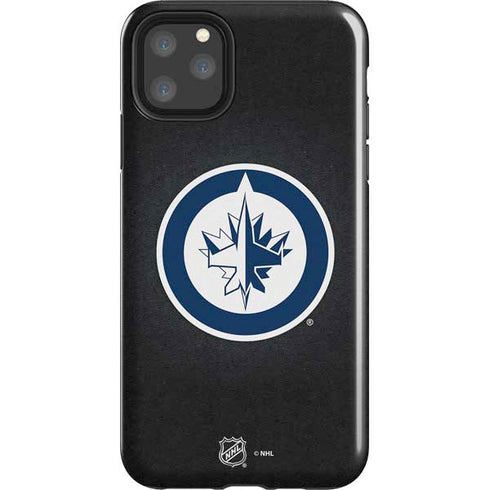 NHL Winnipeg Jets Black Background iPhone Cases