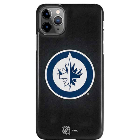 NHL Winnipeg Jets Black Background iPhone Cases