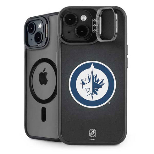 NHL Winnipeg Jets Black Background iPhone 13 Kickstand Case