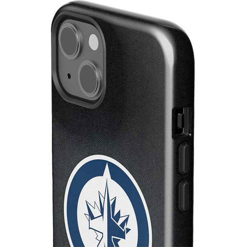 NHL Winnipeg Jets Black Background iPhone 15 Impact Case