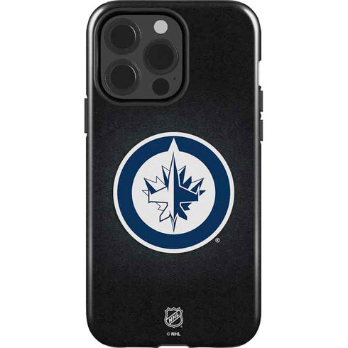 NHL Winnipeg Jets Black Background iPhone 15 Pro Impact Case