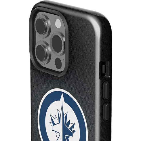 NHL Winnipeg Jets Black Background iPhone 15 Pro Impact Case