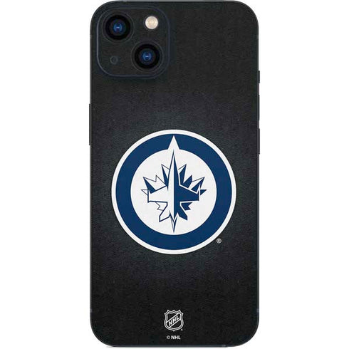 NHL Winnipeg Jets Black Background iPhone 15 Skin