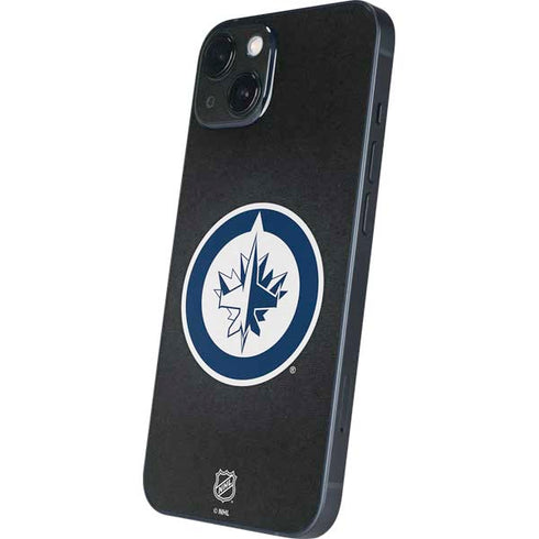 NHL Winnipeg Jets Black Background iPhone 15 Skin