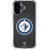 NHL Winnipeg Jets Black Background iPhone 16 Clear Case