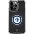 NHL Winnipeg Jets Black Background iPhone 16 Pro Clear Case
